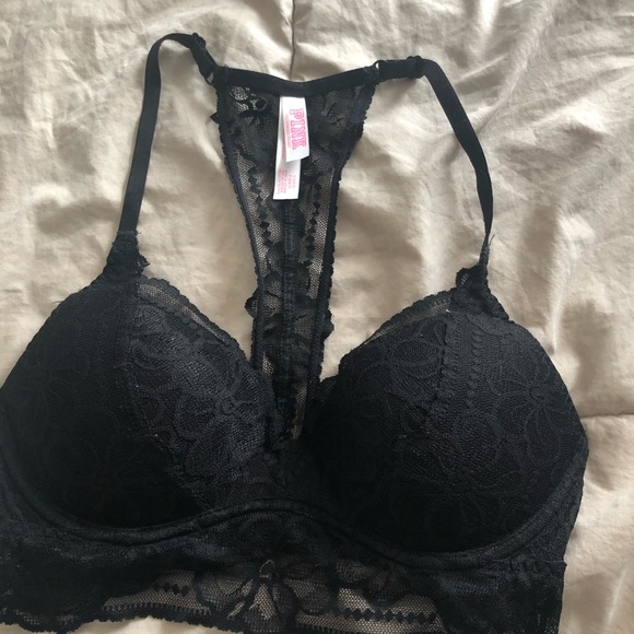 PINK Victoria's Secret Other - Victoria Secret racer back bralette w/ lace detail